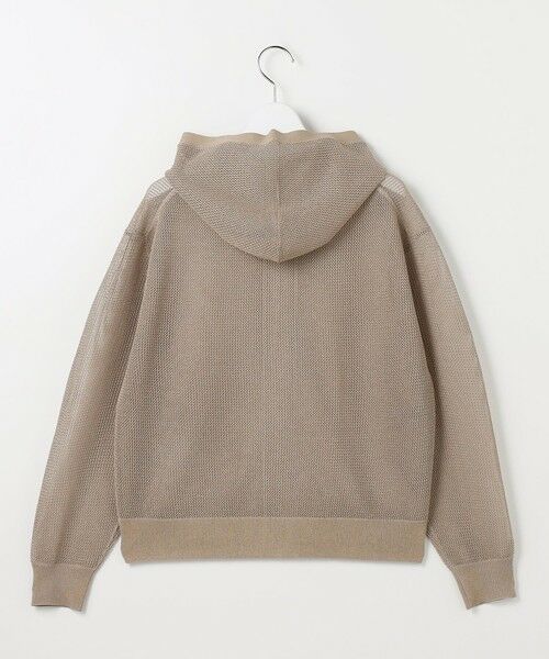 L size ONWARD(大きいサイズ) / エルサイズオンワード パーカー | 【SHIHOさん着用】ライトメッシュジップ パーカー | 詳細12