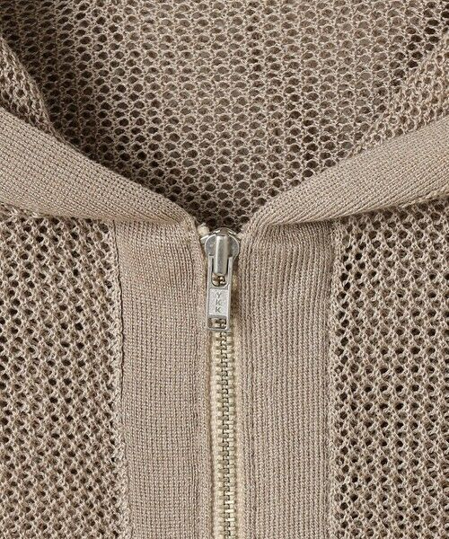 L size ONWARD(大きいサイズ) / エルサイズオンワード パーカー | 【SHIHOさん着用】ライトメッシュジップ パーカー | 詳細13