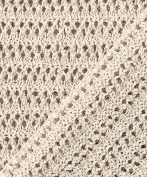 L size ONWARD(大きいサイズ) / エルサイズオンワード ベスト | 【SHIHOさん着用】リネンフリンジ ベスト | 詳細11