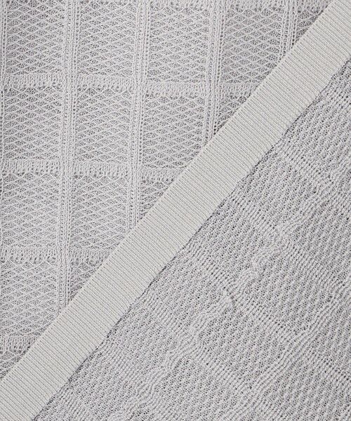 L size ONWARD(大きいサイズ) / エルサイズオンワード ニット・セーター | 【カタログ掲載・ワコールコラボ・2点SET】シアーチェックニット プルオーバー | 詳細14