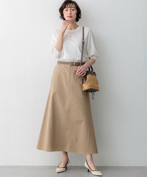 L size ONWARD(大きいサイズ) / エルサイズオンワード ニット・セーター | 【見上愛さん着用】キュプラコットン プルオーバー ニット | 詳細2