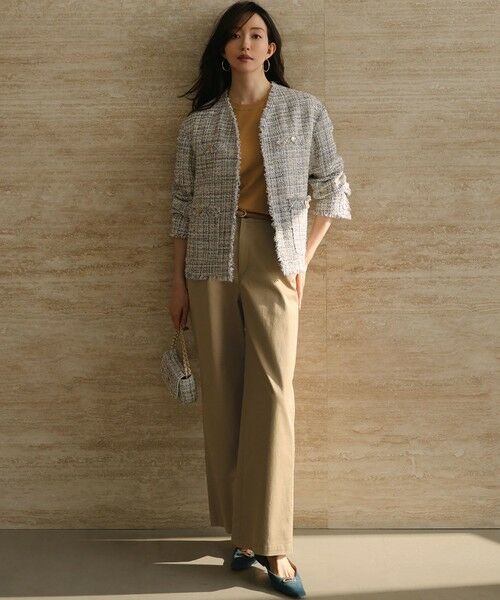 L size ONWARD(大きいサイズ) / エルサイズオンワード ニット・セーター | 【見上愛さん着用】キュプラコットン プルオーバー ニット | 詳細5