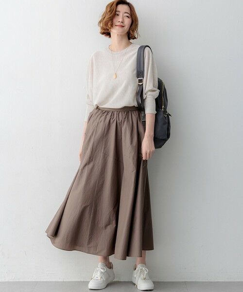 L size ONWARD(大きいサイズ) / エルサイズオンワード ニット・セーター | 【一部先行予約】シャイニーシアー ドルマン ニット | 詳細2