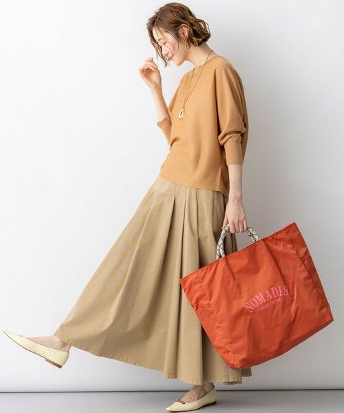 L size ONWARD(大きいサイズ) / エルサイズオンワード ニット・セーター | 【一部先行予約】シャイニーシアー ドルマン ニット | 詳細8