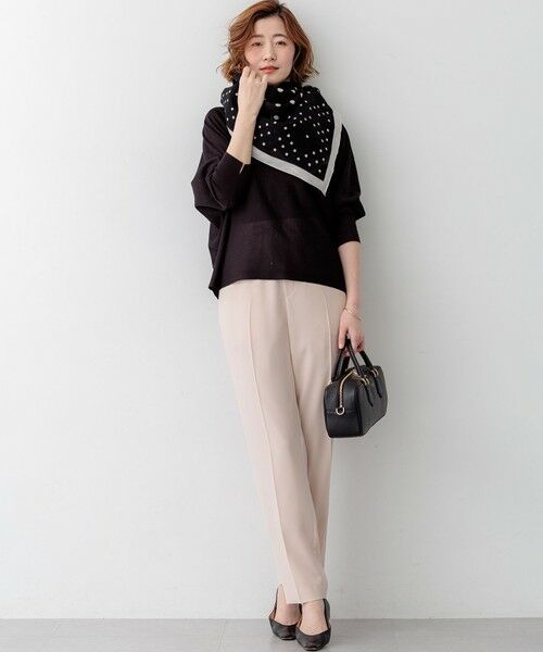 L size ONWARD(大きいサイズ) / エルサイズオンワード ニット・セーター | シャイニーシアー ドルマン ニット | 詳細21