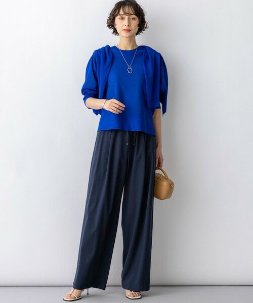 L size ONWARD(大きいサイズ) / エルサイズオンワード ニット・セーター | 【一部先行予約】シャイニーシアー ドルマン ニット | 詳細22