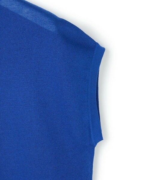 L size ONWARD(大きいサイズ) / エルサイズオンワード ニット・セーター | シャイニーシアー ノースリーブ ニット | 詳細23