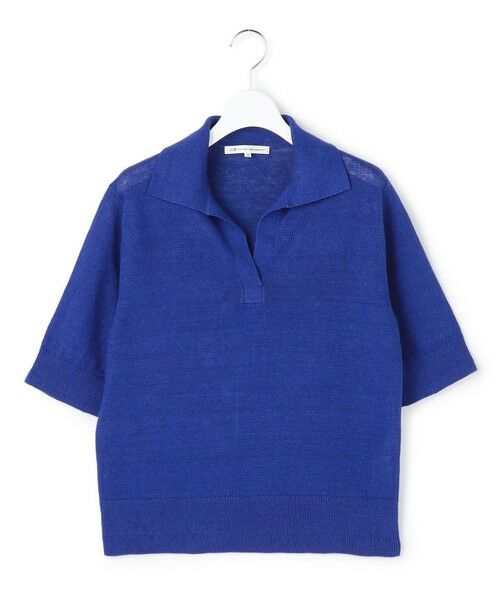 L size ONWARD(大きいサイズ) / エルサイズオンワード ニット・セーター | 【CanCam掲載】ピュアリネン スキッパー ポロニット | 詳細14