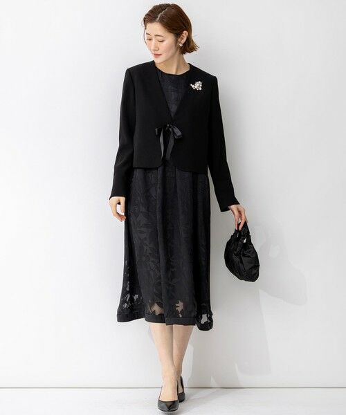 L size ONWARD(大きいサイズ) / エルサイズオンワード ドレス | 【APPLAUDIR】シャドウフラワーオパール ドレス | 詳細2