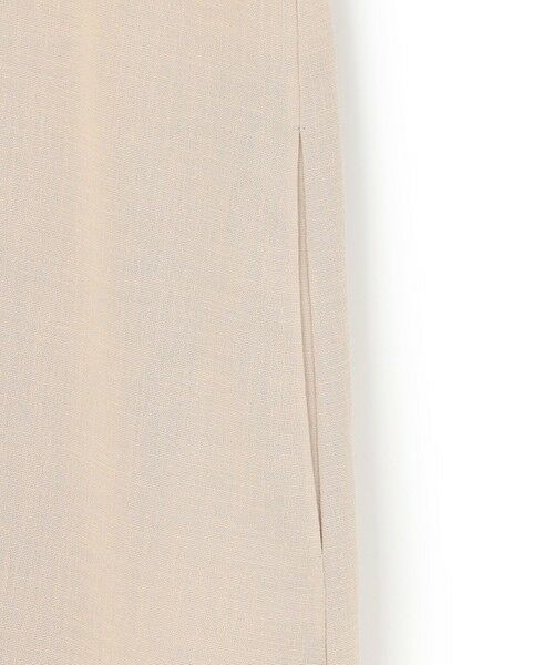 L size ONWARD(大きいサイズ) / エルサイズオンワード ロング・マキシ丈ワンピース | ドライアセテートスラブ フレンチスリーブワンピース | 詳細14