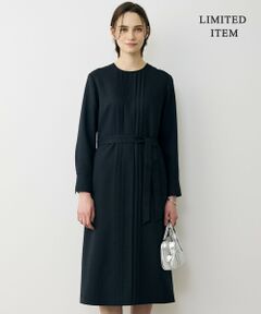 L size ONWARD(大きいサイズ) / エルサイズオンワード ロング・マキシ丈ワンピース | 【WEB限定】ツイードタックワンピース