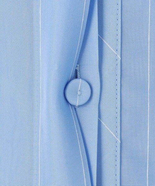 L size ONWARD(大きいサイズ) / エルサイズオンワード ミニ丈・ひざ丈ワンピース | 【WEB＆一部店舗限定】PreshrunkCupraStripe シャツワンピース | 詳細5