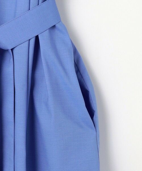 L size ONWARD(大きいサイズ) / エルサイズオンワード ロング・マキシ丈ワンピース | 【WEB限定】SOFT TC ストレッチ シャツ ワンピース | 詳細7