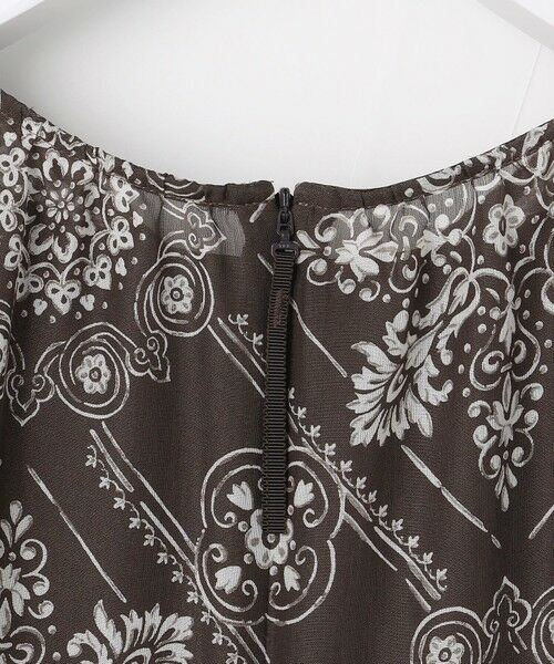 L size ONWARD(大きいサイズ) / エルサイズオンワード ロング・マキシ丈ワンピース | 【カタログ掲載】ロータスタイルプリント ワンピース | 詳細17