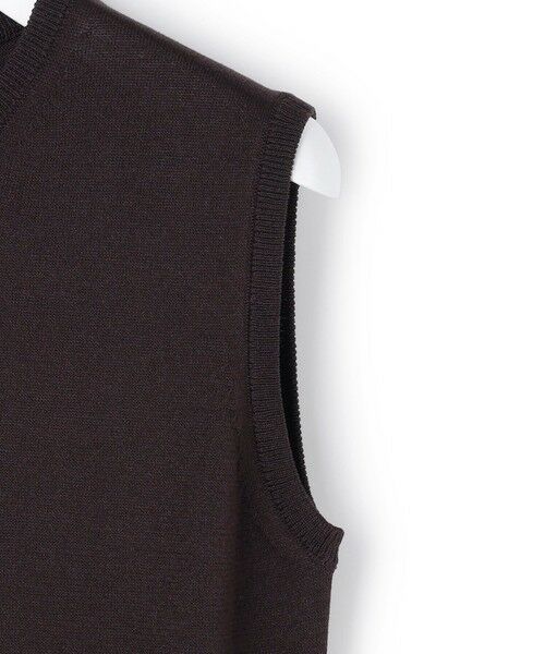 L size ONWARD(大きいサイズ) / エルサイズオンワード ミニ丈・ひざ丈ワンピース | プリーツニット ワンピース | 詳細7