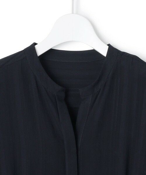 L size ONWARD(大きいサイズ) / エルサイズオンワード ロング・マキシ丈ワンピース | ドビーストライプ ワンピース | 詳細5