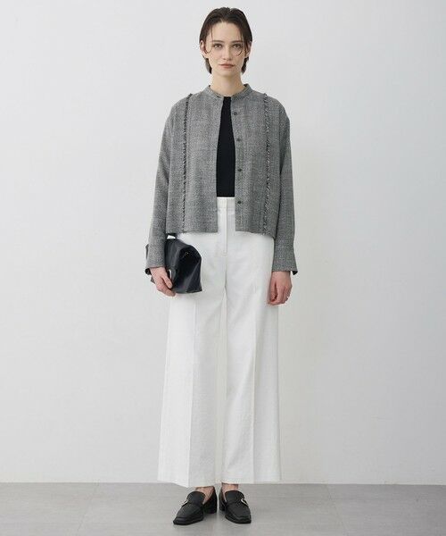 L size ONWARD(大きいサイズ) / エルサイズオンワード その他パンツ | シェルタリングドライオックス ワイドパンツ | 詳細13