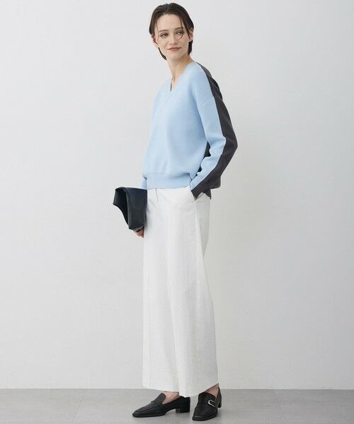 L size ONWARD(大きいサイズ) / エルサイズオンワード その他パンツ | シェルタリングドライオックス ワイドパンツ | 詳細16