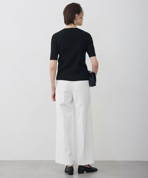 L size ONWARD(大きいサイズ) / エルサイズオンワード その他パンツ | シェルタリングドライオックス ワイドパンツ | 詳細24
