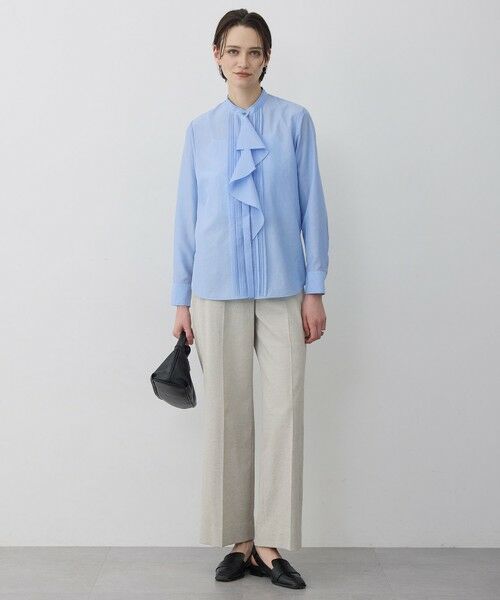 L size ONWARD(大きいサイズ) / エルサイズオンワード その他パンツ | シェルタリングドライオックス ワイドパンツ | 詳細20