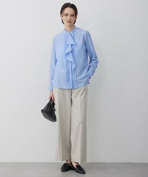 L size ONWARD(大きいサイズ) / エルサイズオンワード その他パンツ | シェルタリングドライオックス ワイドパンツ | 詳細21