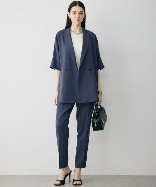 L size ONWARD(大きいサイズ) / エルサイズオンワード その他パンツ | 【WEB限定カラーあり】FluidBackSatin ドロストパンツ | 詳細17