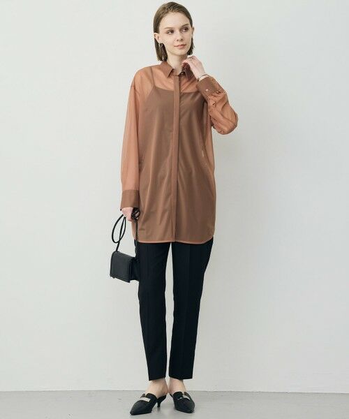L size ONWARD(大きいサイズ) / エルサイズオンワード その他パンツ | 【WEB限定カラーあり】FluidBackSatin ドロストパンツ | 詳細29