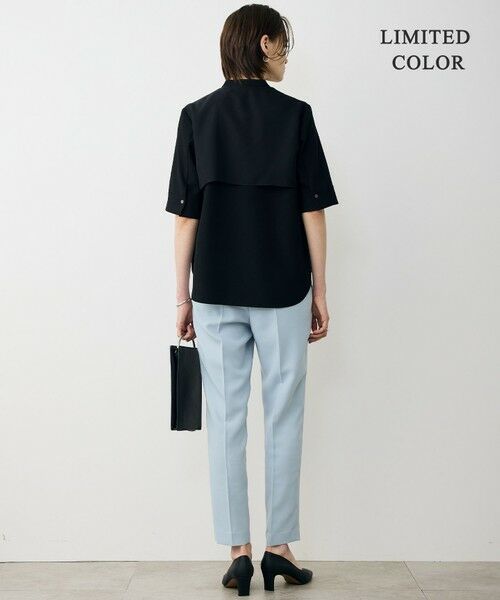 L size ONWARD(大きいサイズ) / エルサイズオンワード その他パンツ | 【WEB限定カラーあり】FluidBackSatin ドロストパンツ | 詳細23