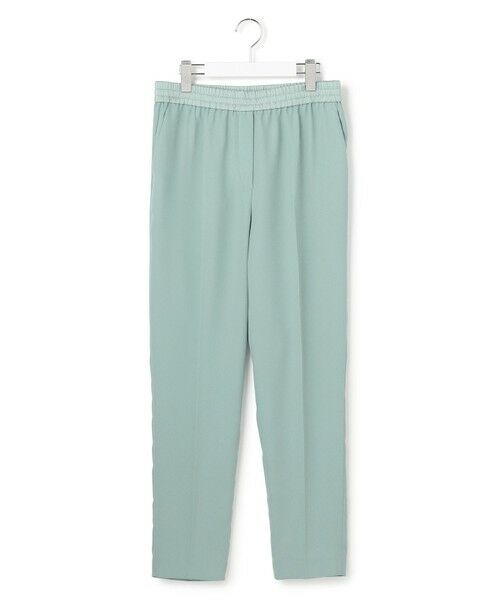 L size ONWARD(大きいサイズ) / エルサイズオンワード その他パンツ | 【WEB限定カラーあり】FluidBackSatin ドロストパンツ（ダークセージ）