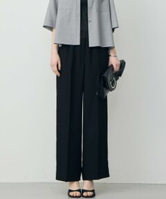 L size ONWARD(大きいサイズ) / エルサイズオンワード その他パンツ | 【WEB限定カラーあり】FluidBackSatin ワイドパンツ