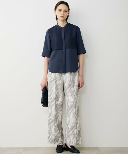 L size ONWARD(大きいサイズ) / エルサイズオンワード その他パンツ | 【WEB限定カラーあり】FluidBackSatin ワイドパンツ | 詳細16