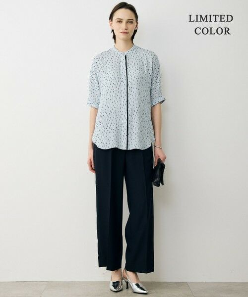 L size ONWARD(大きいサイズ) / エルサイズオンワード その他パンツ | 【WEB限定カラーあり】FluidBackSatin ワイドパンツ | 詳細18