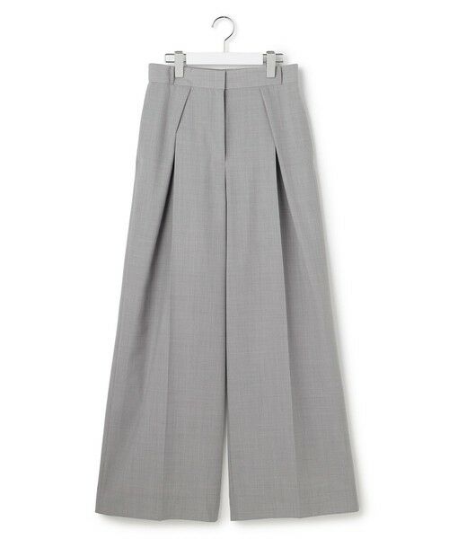 L size ONWARD(大きいサイズ) / エルサイズオンワード その他パンツ | ドライクールトロ クロスタックワイドパンツ | 詳細5