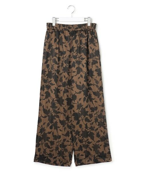 L size ONWARD(大きいサイズ) / エルサイズオンワード その他パンツ | 【30th ANNIVERSARY】 アーカイブフラワープリント ワイドパンツ | 詳細2