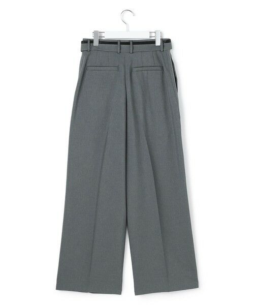 L size ONWARD(大きいサイズ) / エルサイズオンワード その他パンツ | 【WEB＆一部店舗限定】 SerikaWorsted ワイドストレートパンツ | 詳細1