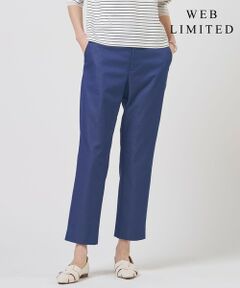 L size ONWARD(大きいサイズ) / エルサイズオンワード その他パンツ | 【WEB限定カラーあり】TCシャンブレーサテンST テーパード パンツ