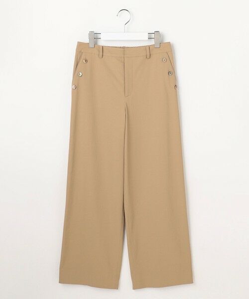 L size ONWARD(大きいサイズ) / エルサイズオンワード その他パンツ | 麻シェルドライ ワイド ストレート パンツ | 詳細17