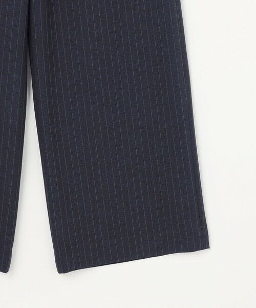 L size ONWARD(大きいサイズ) / エルサイズオンワード その他パンツ | ペンシル SLUB STRIPE ワイド イージー パンツ | 詳細17