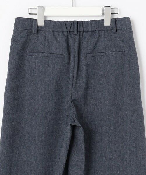 L size ONWARD(大きいサイズ) / エルサイズオンワード その他パンツ | リネンバイオシャンブレー ワイド パンツ | 詳細13