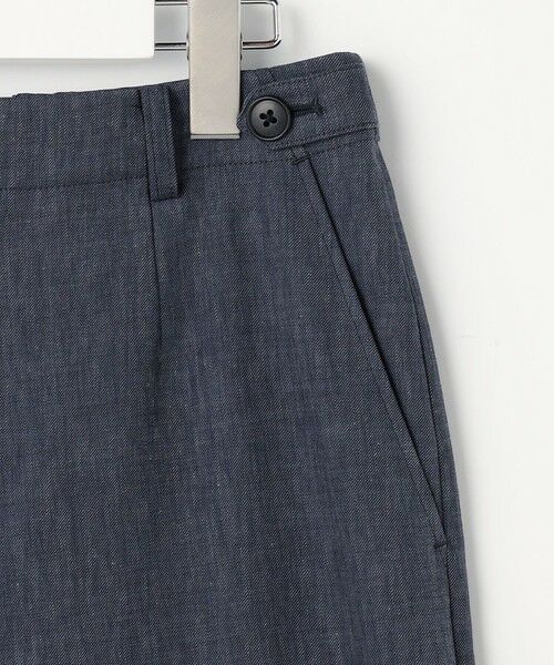 L size ONWARD(大きいサイズ) / エルサイズオンワード その他パンツ | リネンバイオシャンブレー ワイド パンツ | 詳細14