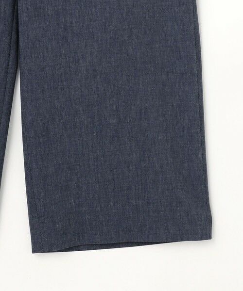 L size ONWARD(大きいサイズ) / エルサイズオンワード その他パンツ | リネンバイオシャンブレー ワイド パンツ | 詳細15