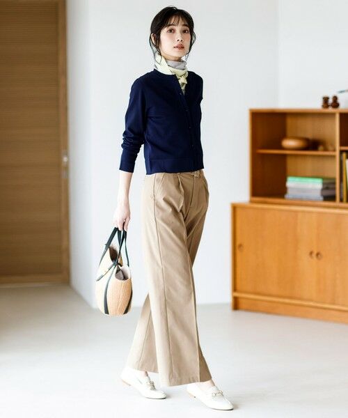 L size ONWARD(大きいサイズ) / エルサイズオンワード その他パンツ | ツイステッドクリアチノワイド パンツ | 詳細20