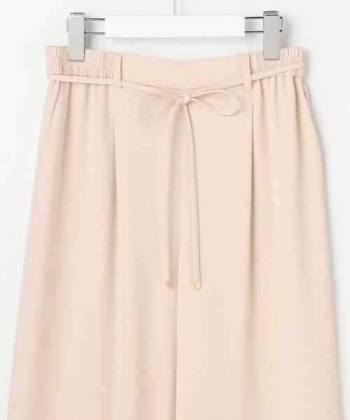 L size ONWARD(大きいサイズ) / エルサイズオンワード その他パンツ | ベルトセットイージー ワイドパンツ | 詳細9