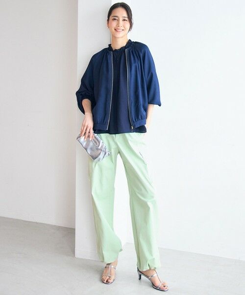 L size ONWARD(大きいサイズ) / エルサイズオンワード カーゴパンツ | 【SHIHOさん着用】ハイカウントカーゴ パンツ | 詳細3