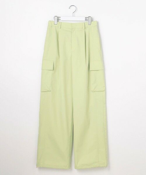 L size ONWARD(大きいサイズ) / エルサイズオンワード カーゴパンツ | 【SHIHOさん着用】ハイカウントカーゴ パンツ | 詳細8