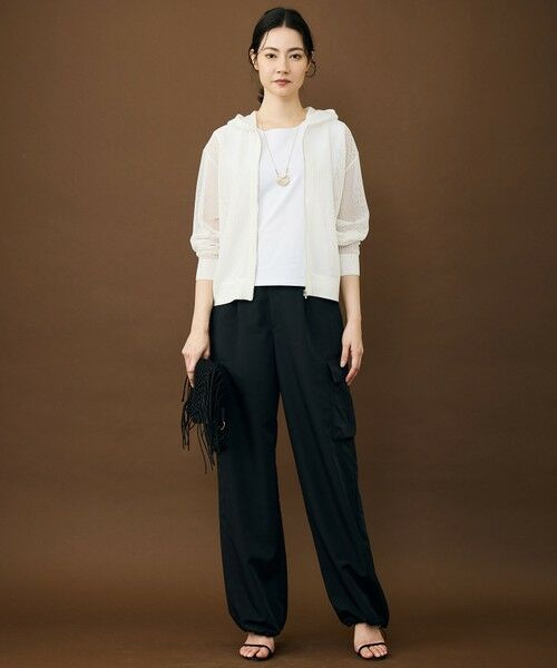 L size ONWARD(大きいサイズ) / エルサイズオンワード カーゴパンツ | 【SHIHOさん着用】ハイカウントカーゴ パンツ | 詳細26