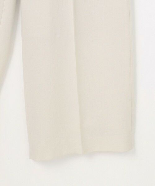 L size ONWARD(大きいサイズ) / エルサイズオンワード その他パンツ | 【17号サイズまで展開・カタログ掲載・セットアップ対応・セレモニー・ハレの日・通勤】テクスチャードスーツストレートワイド パンツ | 詳細7