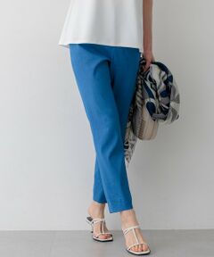 L size ONWARD(大きいサイズ) / エルサイズオンワード その他パンツ | 【先行予約/CanCam掲載】リネンレーヨンストレッチ テーパード パンツ