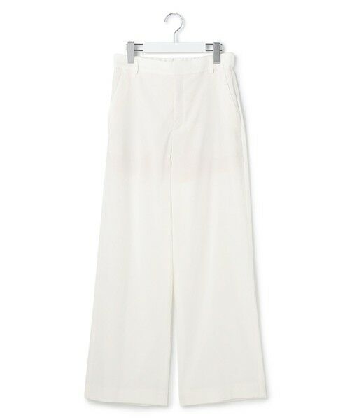 L size ONWARD(大きいサイズ) / エルサイズオンワード その他パンツ | リネンレーヨンストレッチ ワイドパンツ | 詳細9