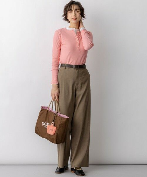 L size ONWARD(大きいサイズ) / エルサイズオンワード その他パンツ | 【CanCam・CLASSY.掲載】リネンレーヨンストレッチ ワイドパンツ | 詳細16